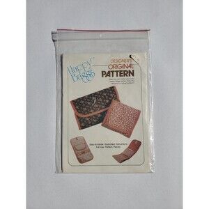 1981 Happy Baggs Designer Wallet Pattern – Two Sizes, Uncut & Factory Folded